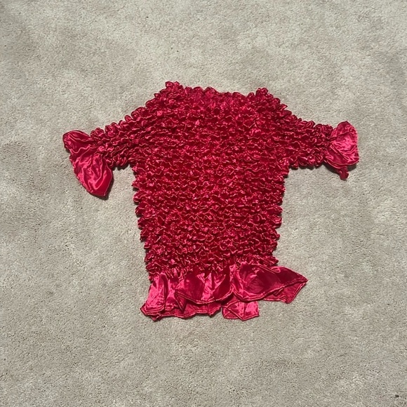 one size pink popcorn lightweight blouse - Picture 1 of 2